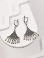 Серьги из серебра с филигранью 3169