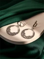 Серьги из серебра с филигранью 3175