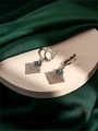 Серьги из серебра с бирюзой 3364