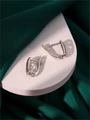 Серьги из серебра с филигранью 3178