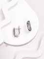 Серьги из серебра с филигранью 3178