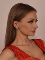 Серьги из серебра с параиба 3507