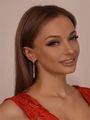 Серьги из серебра с бирюзой 3509