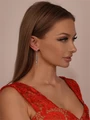 Серьги из серебра с бирюзой 3509