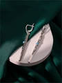 Серьги из серебра с бирюзой 3509