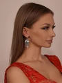Серьги из серебра с подвесками 3535