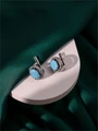 Серьги из серебра с бирюзой 3546