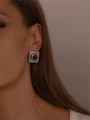 Серьги из серебра с сердоликом 3550