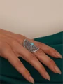 Кольцо из серебра с бирюзой 3565