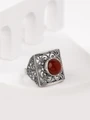 Кольцо из серебра с сердоликом 3571