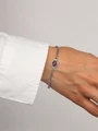 Браслет из серебра с сердоликом 3580