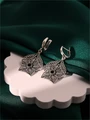 Серьги из серебра с агатом 4034
