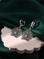 Серьги из серебра с бирюзой 4038