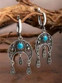 Серьги из серебра с Бирюзой 2761