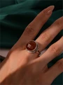 Кольцо из серебра с цирконом 3979