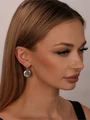 Серьги из серебра с эмалью 3793