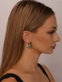 Серьги из серебра с эмалью 3793