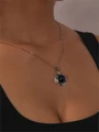 Кулон из серебра с лабрадором 4293