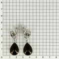 Серьги из серебра с кошачьим глазом 1934