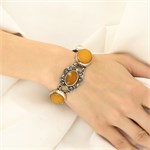 Браслет из серебра с агатом 1717