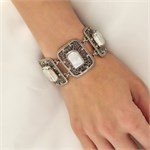 Браслет из серебра с жемчугом 1662