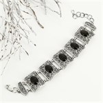 Браслет из серебра с агатом 1781