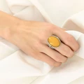 Кольцо из серебра с агатом 1720