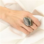 Кольцо из серебра с яшмой 1524