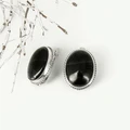Серьги из серебра с агатом 1775
