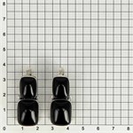 Серьги из серебра с агатом 1904