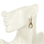 Серьги из серебра с жемчугом и позолотой 1577