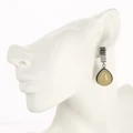 Серьги из серебра с желтым опалам 1830
