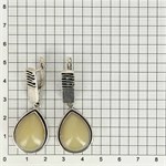 Серьги из серебра с желтым опалам 1830