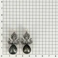 Серьги из серебра с кошачьим глазом 1928