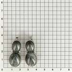 Серьги из серебра с кошачьим глазом 1932 Серьги из серебра с кошачьим глазом 1932