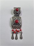 Подвеска из серебра с кораллом 1875 Подвеска из серебра с кораллом 1875