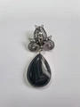 Подвеска из серебра с агатом 1925
