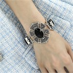 Браслет из серебра с агатом 2200