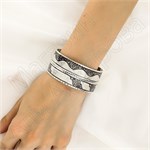 Браслет из серебра с чернением 2214