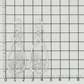 Серьги из серебра с филигранью 2217