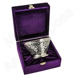 Серебряная конфетница ручной работы 2254