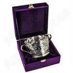 Серебряная конфетница ручной работы 2255