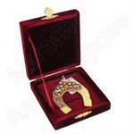 Серебряная подкова с эмалью 2268