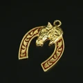 Серебряная подкова с эмалью 2278