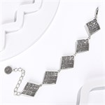 Браслет из серебра с филигранью 1079