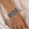 Браслет из серебра широкий 2150