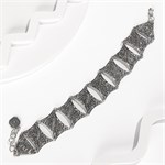 Браслет из серебра широкий 2151