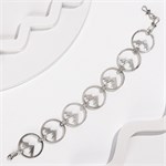 Браслет из серебра "Горы" 2162