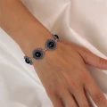 Браслет из серебра с агатом 2299