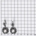 Серьги из серебра с жемчугом 2188